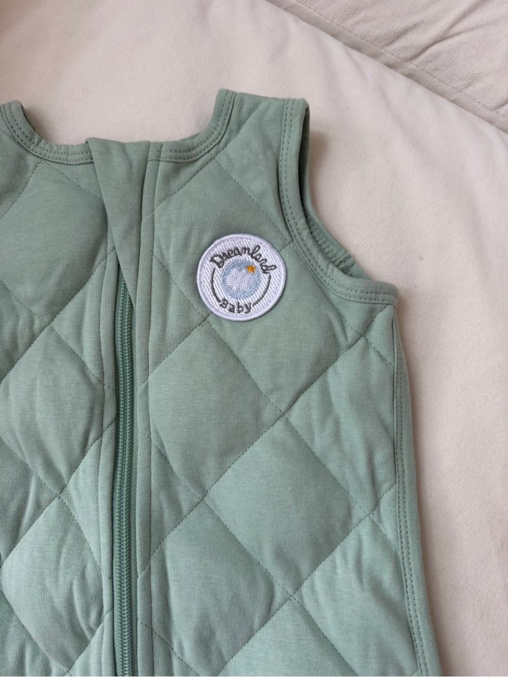 Dreamland Mint Quilted Baby Sleep Sack - Never Used - Picture 2 of 3